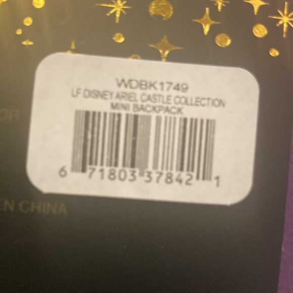 Loungefly Disney Ariel Castle mini backpack - Picture 5 of 5